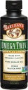 Omega Twin Liquid Flaxseed Oil της Barlean και Pure Borage Oil Συμπλήρωμα με Lignans, 6,010mg ALA και 465mg GLA Ωμέγα Λιπαρά Οξέα από οργανικούς σπόρους flax και κρύους σπόρους βόρακα, 12 oz