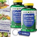Seçenek Sche Spring Valley Dolce Vitamin D Tabletleri 600 mg 250 Ct 2 pk (500 Total) + "Vitamin Vitality" Guide & Pill Konteyner (4 Madde)!