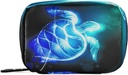 Galaxy Turtle Pill Box 7 Day Pill Case Travel Pill Organizer Bag with Zipper Portable Weekly Case Compact Size for Vitamin Supplement Holder