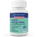 WELMATE - Antivirüs Yardımı - Fexofenadine HCl 60 mg - 12 Saat Non-Drowsy Antihistamin - Sneezing - Runny Nose - Itchy Eyes, Nose & Throat - Antis