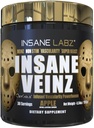 Insane Veinz Gold, Nitric Oksit Non Stimulant pre Workout Toz, Hydromax ile Yüklendi, Vascularity ve Kan Akışını Arttır, 30 Srvgs, Apple Apple