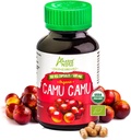 Camu Camu Capsules l Powerful Vitamin C Source l Immune System Alert l Organik ve Fairtrade, l 100 Vegan Pills l 1500 mg per Service l Non GMO ve Gluten Free l Andes