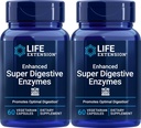 Life Extension Geliştirilmiş Super Digestive Enzymes, 60 Vegetarian Capsules (Pack of 2)