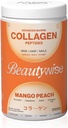 Beautywise Advanced Marine Collagen Proteins Toz Hyaluronic Acid, Glutathione & Biotin | No Mix & Easy to Mix with NoEDIT Sugar 250G (Mango-Peach Pack of 1)