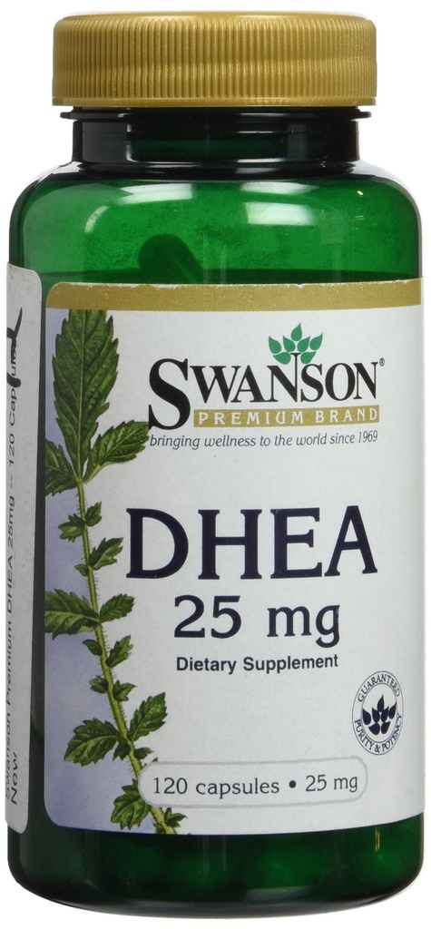 Swanson Dhea 25 Milligram 120 Capsules