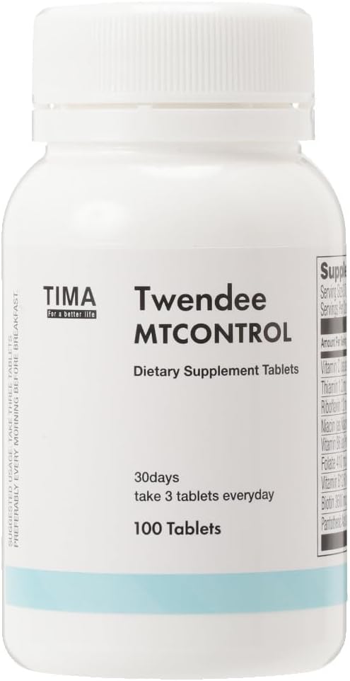 MTCONTROL | Japon Anti-Oxidant & Mitochondrial Supplement | Worldwide Patented Supplement on Stres Azımı | Saç, Skin & Health Maintanance | 100 Tablet (30 hizmet)