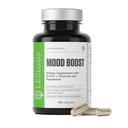 LES Labs Mood Boost – Stres Yardımı, Mood Support, Deep Relaxation & Better Sleep – 5-HTP, Ashwagandha, Rhodiola Rosea, Magnezyum, L-Theanine & GABA – Non-GMO Supplement – 60 Capsules