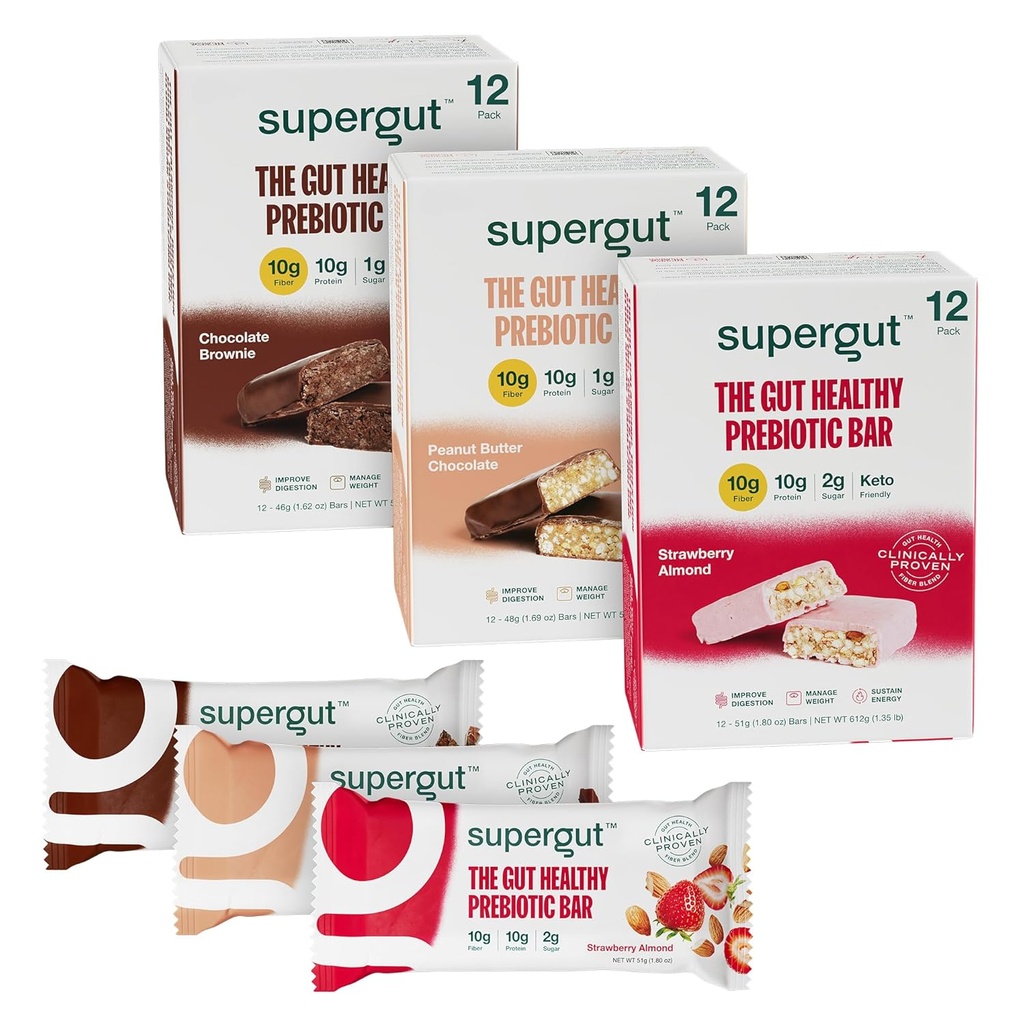 Supergut Prebiotic Bars 