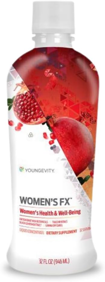 Siyah Cohosh ile Genç Kadın FX, 32 Oz - Doğal Supplement İçilir - Menopause Relief ve All-Esssential, Vitamins in One Şişe