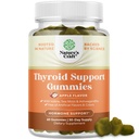 Natures Craft Vegan Yourroid Gummies with Sea Moss - Tiroid Desteği Iodine Selenium ve Diğer Potent Vitaminler için Kapsamlı Destek - Gelatin-Free Non-GMO 60