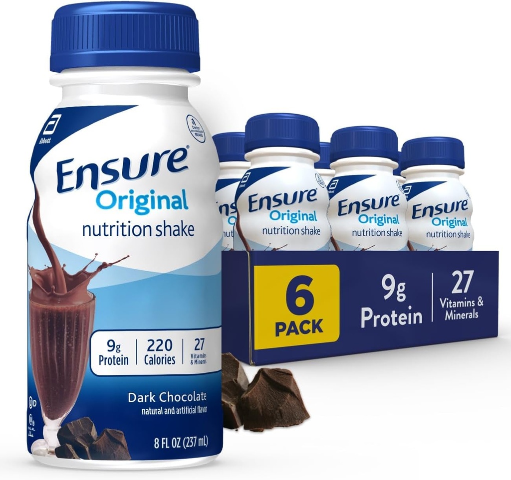 Orijinal Dark Chocolate Beslenme Shake | Meal Change Shake | 6 Kont (Pack of 1)