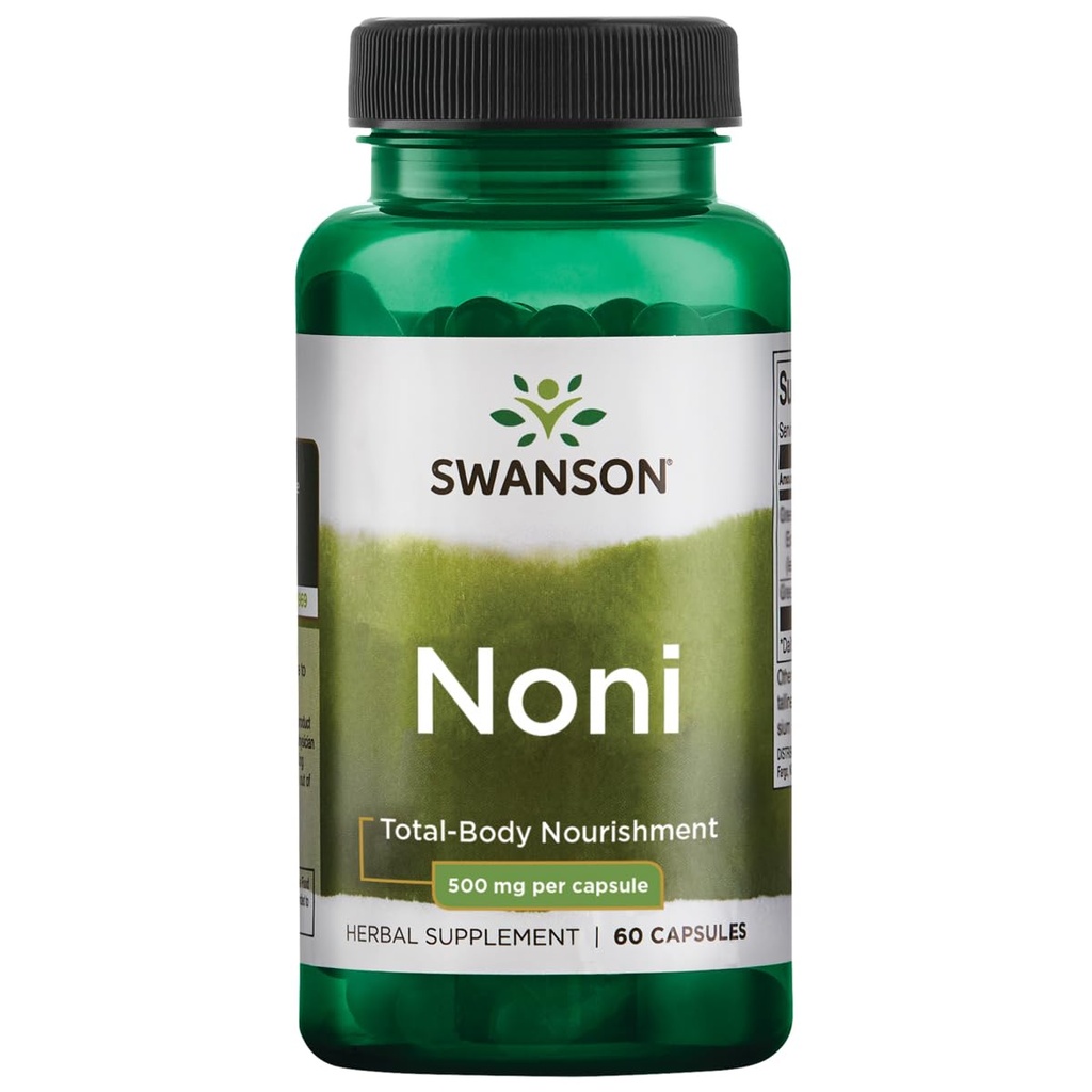 Swanson Noni 500 Milligram 60 Capsules