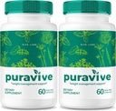 (2 Πακέτο) Puravive, Puravive Κάψουλες απώλειας βάρους, Puravive Exotic Rice Method, All Natural Detox & Cleanse Support, Pura Vive Keto Κριτικές (120 Κάψουλες)