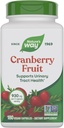 Nature's Way Cranberry Fruit, Cranberry Supplements, Supports Urinary Tract Health*, 930 mg per 2-Capsule Serving, 180 Capsules (Packaging May Vary)