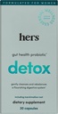 Hers Detox Supplement - Women's Probiyotik Supplement for Detoxing - Sağlıklı Digestive System - Vegetarian - 30 Capsules