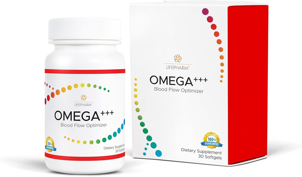 Omega +++ Erkekler ve Kadınlar için Tamam: Premium Fish Oil DHA EPA Omega 3, Omega 3 EFA 369 Soğuk-Basında. Non-GMO, Gluten-Free, and Third-Party Tested for Prime Quality (30 Count)