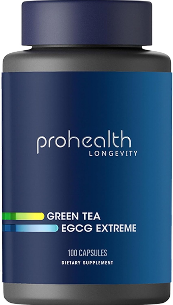 ProHealth Longevity Green Tea EGCG Extreme (390 mg EGCG, 100 Capsules) (Green Tea Supplement)