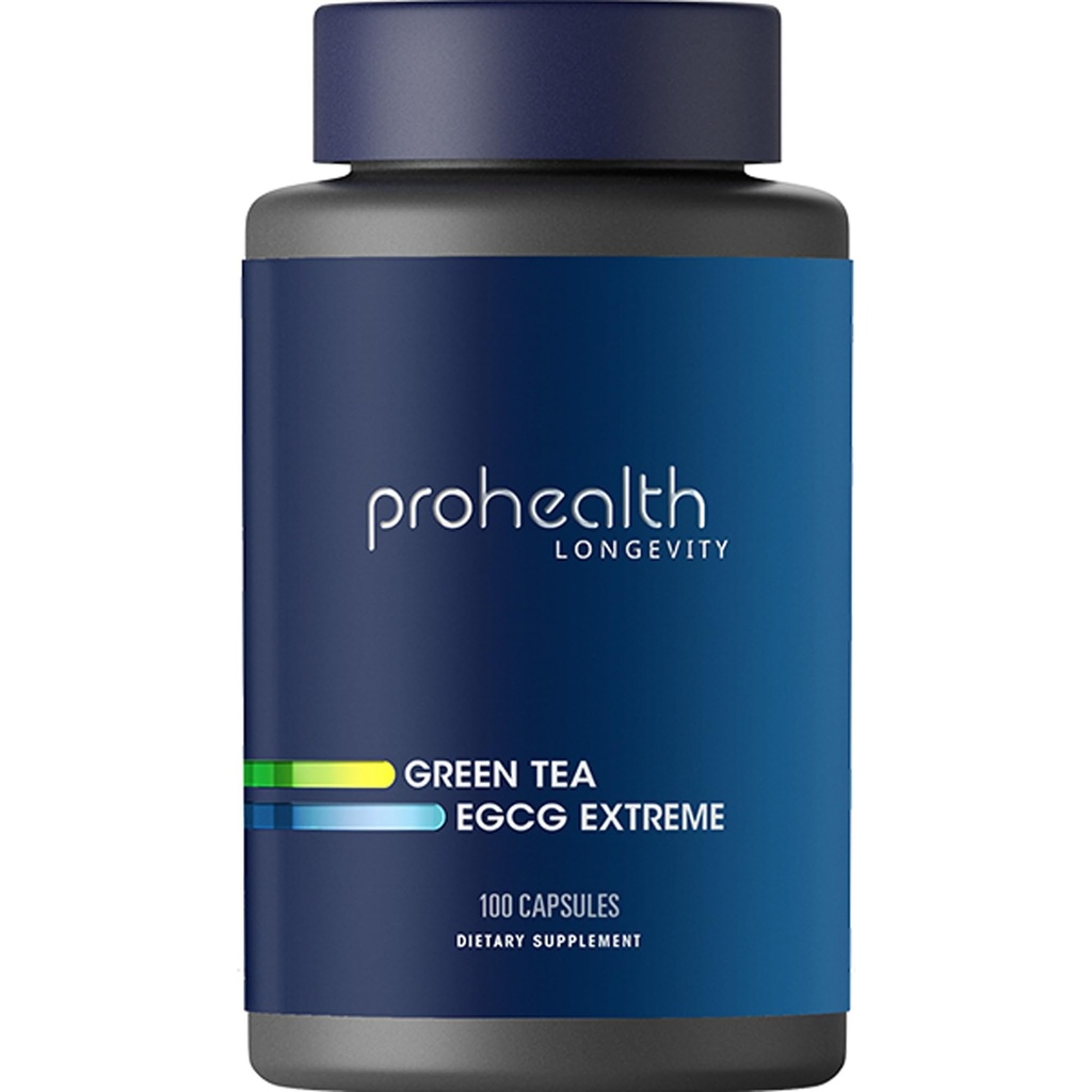 ProHealth Longevity Green Tea EGCG Extreme (390 mg EGCG, 100 Capsules) (Green Tea Supplement)