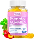 Χωρίς ζάχαρη Προγεννητικά Gummies — 30+ Θρεπτικά συστατικά (Χολίνη, Φολικό, Σιδήρου, Βιταμίνης) για την υποστήριξη του εμβρύου και της νευρωνικής, οστά, ενέργεια και ανοσία — ΗΠΑ-Made Vegan Προγεννητικές βιταμίνες για τις γυναίκες (60 Gummies)