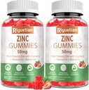 Çinko Gummies 50 mg - C, D3 & Elderberry, Echinacea, çinko Immune Health Gummies, Non-GMO, Natural Antioksi Supplements for Men & Women, Vegan 2 Pack