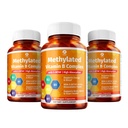 1 Body Vitamin B Complex 3 Pack – Βιοδιαθέσιμες βιταμίνες Β με 5-MTHF Folate, B1, B2, B5, B6, Methyl B12, Niacin & Biotin – Non-GMO, Vegan, Made in USA