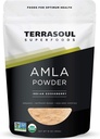 Terrasoul Superfoods Organik Amla Berry Toz (Amalaki), 16 Oz - Antioksit Vitamin C | Destekler Immunity
