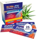 BurnFix® Hydrogel Burn Gel Packets – 3.5 g Soothing First Aid Burn Cream for Instant Soğutma Relief on Minor Burns, Sunburns & Scalds │ Ideal Emergency Kit Essential (Brook of 25)