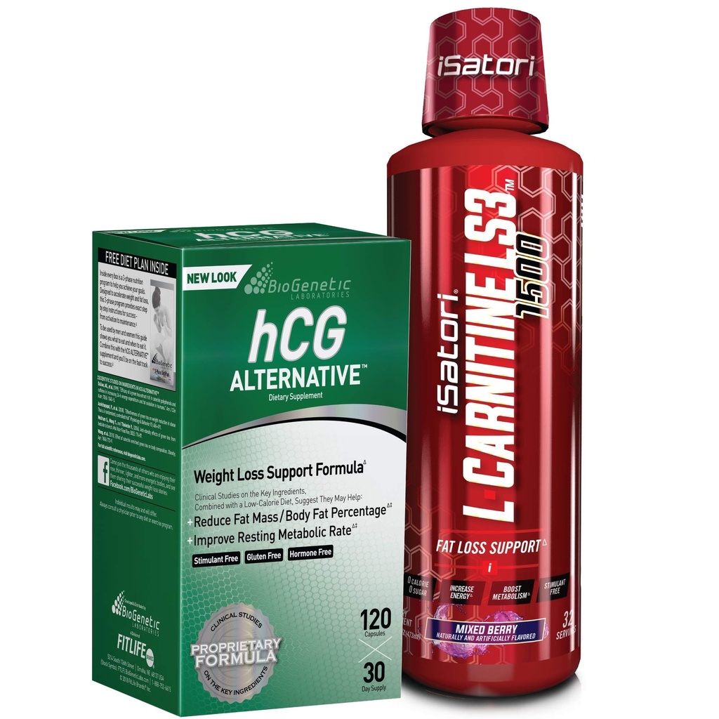 iSatori L-Carnitine LS3 Karma Berry 1500 mg (32 Hizmet) & BioGenetic Labs