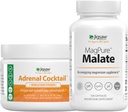 Jigsaw Health Sche | Adrenal Cocktail, 60 Hizmet (Jar), ve MagPure Malate, 120 Capsules