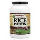 NutriBiotic – Chocolate Rice Protein, 3 Lb (1.36kg) | Low Carb, Vegetarian & Keto-Friendly Raw Protein Toz | Grown & Processed Without Chemical, GMOs or Gluten | Easy to Digest & Nutrient-Rich