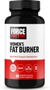 FORCE FACTOR Γυναικεία λίπος Burner, αναμνηστική μεταβολισμού, και το βάρος-απώλεια συμπλήρωμα υποστήριξης, Πράσινο τσάι λίπος καύση βάρος-χαμένα χάπια για να βοηθήσει με την ενέργεια, τη διατροφή και την άσκηση, Vegan, μη GMO, 60 κάψουλες