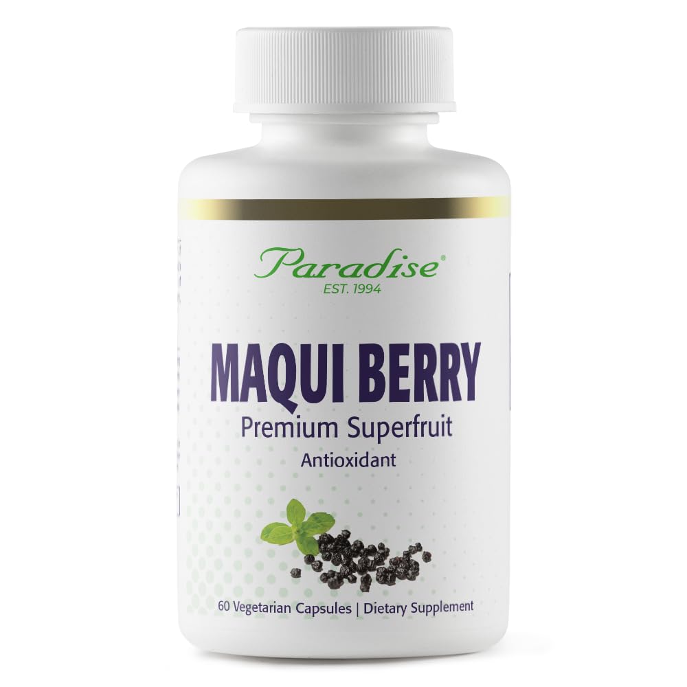 Cennet Herbs, Organik Maqui Berry Extract, 400 mg, Fresh, Freeze-Dried Temp for Superior Potency, Non-GMO, Vegan, 60 Capsules