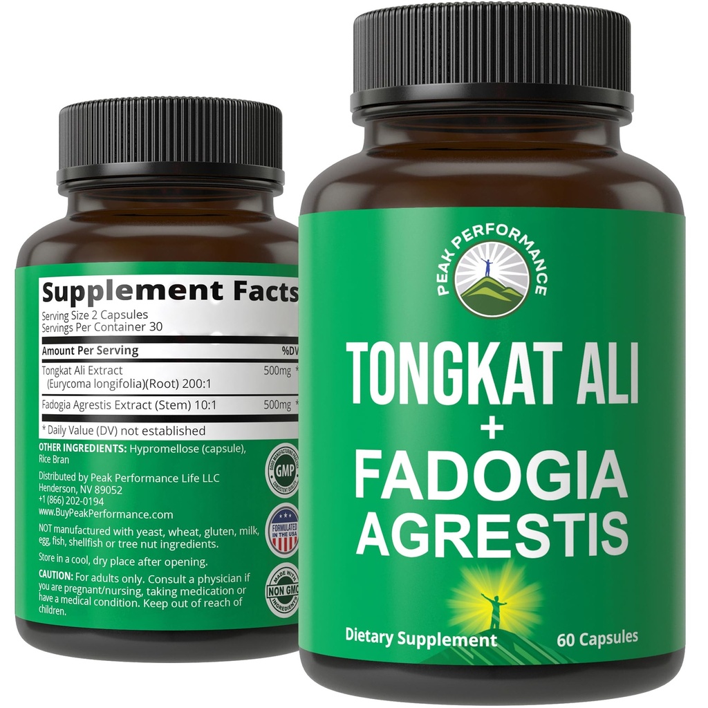 Tongkat Ali + Fadogia Agrestis 2-σε-1 T συμπλήρωμα για τους άνδρες. Ultra High Strength Tongkat-Ali Longjack Extract + Fadogia Agrestis Extract. Κάψουλες Vegan. Υποστήριξη της Φυσικής Ενέργειας. Δοκιμάστηκαν Χάπια ΗΠΑ