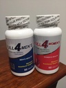 Σετ Full 4 Mens & Full 4 Womens Multivitamin/Multimineral Συμπλήρωμα Maximun Διατροφική Υποστήριξη (120 Tablets) Complejo multivitaminico Hombre y Mujer