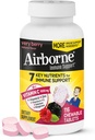 Airborne C 1000 mg (per Servis) - Çok Berry Chewable Tabletler (116 Bir Şişede Kont), Gluten-Free Immune Support Supplement, A C E, çinko, Selenium, Ginger, Antioksis