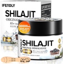 Shilajit Wear, Erkekler ve Kadınlar için Shilajit, Shilajit Pure Himalaya Organik - 85+ Trace Minerals, Fulvic & Humic Acid, Stamina için, Immunity & Strength, 50 Hizmetler (30g)