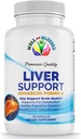Liver Support Herbal Supplements - 60 Capsules - Liver Health için Gelişmiş Formula - Destek Fat Metabolism - Drs Digestive Enzymes, Liver Detoxifications