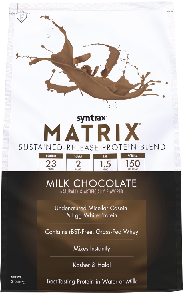 Syntrax Beslenme Matrix - Sustained-Release proteini, Milk Chocolate 2 lbs.