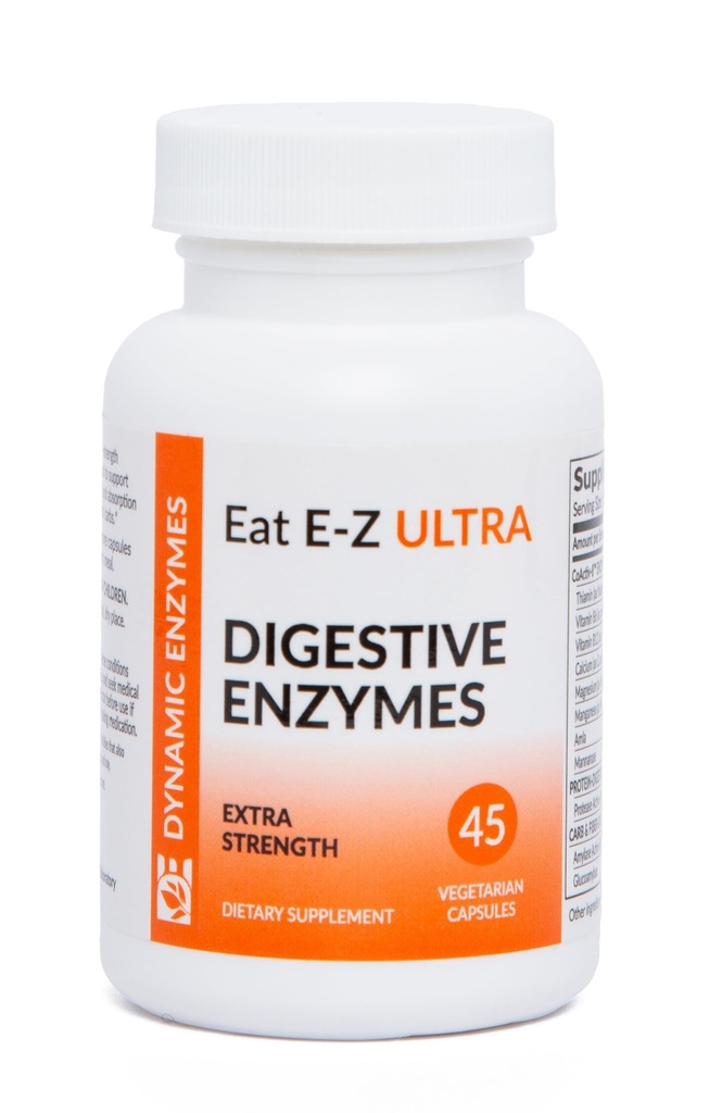 Φάτε E-Z Ultra (45 κόμης) Digestive Ένζυμα για την υγεία των κόκκων; Anti-Bloating; Digestive Ένζυμο για ανοσοποιητική υποστήριξη 