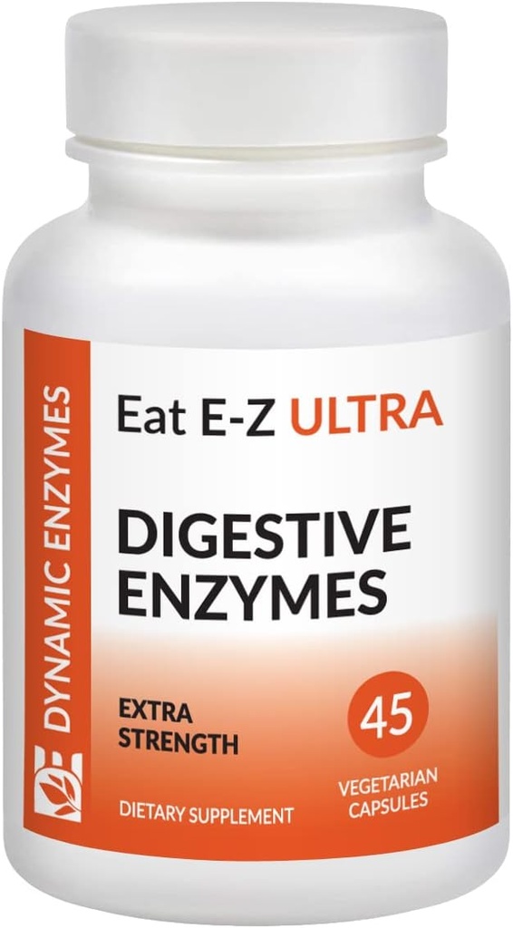 Φάτε E-Z Ultra (45 κόμης) Digestive Ένζυμα για την υγεία των κόκκων; Anti-Bloating; Digestive Ένζυμο για ανοσοποιητική υποστήριξη 