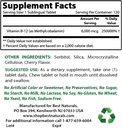 Best Naturals Βιταμίνη B12 6000 mcg & Βιταμίνη C 1000 mg