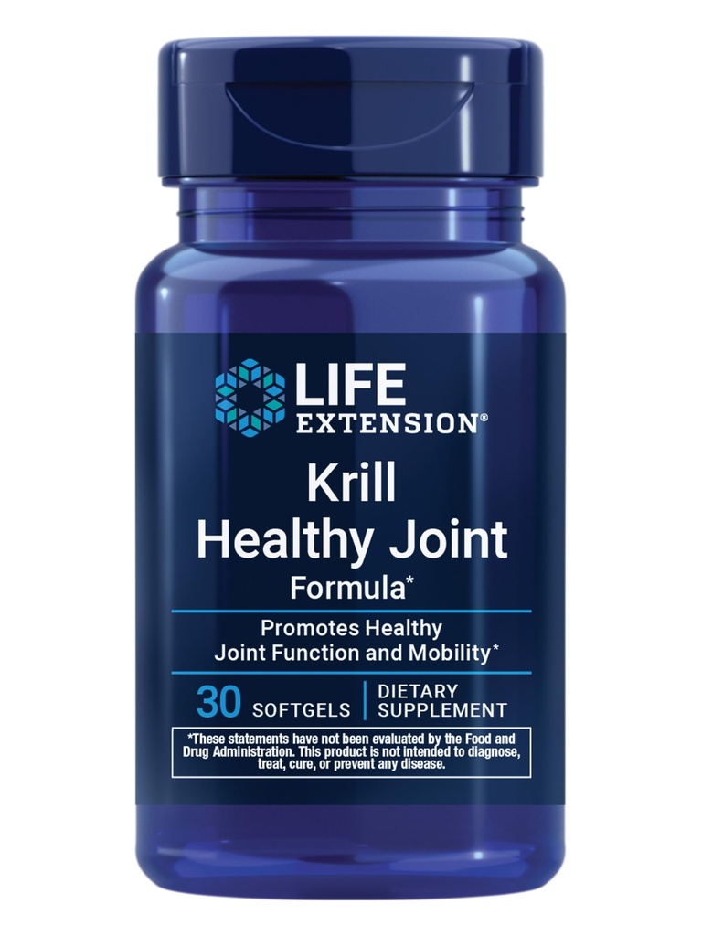 Yaşam Krill Sağlıklı Ortak Formula, Krill Oil, hipnozik asit, Sağlıklı Ortaklar, Sağlıklı Vücut, Gluten-Free, Non-GMO, 30 softgels