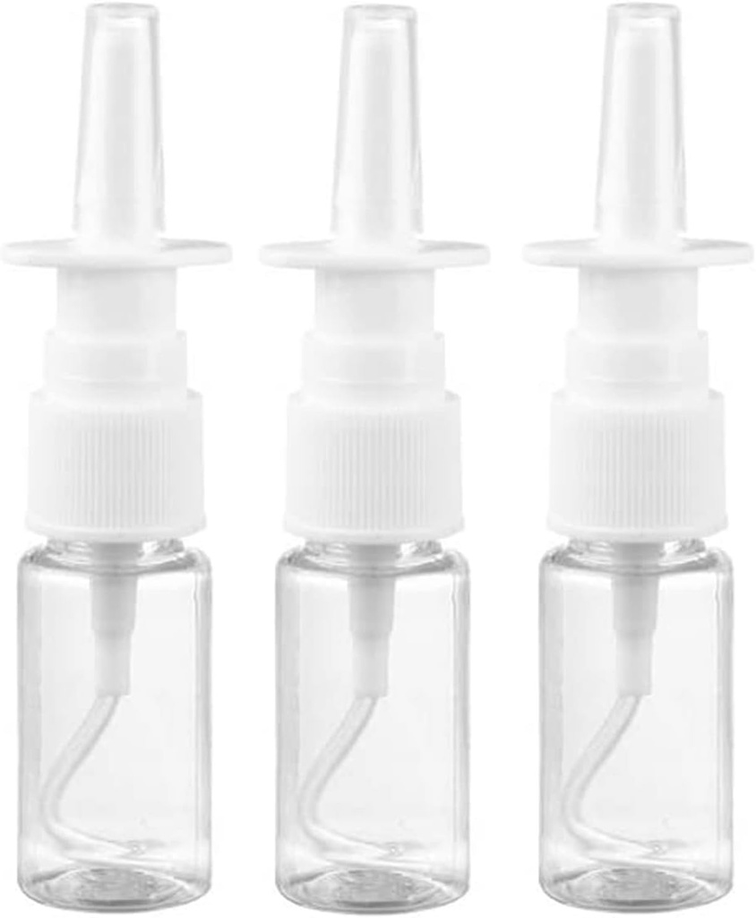 Medsuo 3par 10 ml Nasal Mix Şişes Mist Sprey Şişe Clear Boş Rhinitis Care Sprayer Doğrudan sprey konteyneri Saline Essential Oils