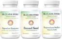 Dr Clark Store Flat Tummy & Debloating Kit – Φυσικό Digestive Υποστήριξη για την Ανακούφιση, Επίπεδη Στομάχι και Βελτιωμένη Υγεία των Ούλων
