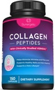 Κάψουλες Sunergetic Premium Collagen Peptides – 2500 mg VERISOL Collagen Peptides Type 1 & Type 3 – Multi Collagen Supplement to support Joint Health, Hair, Skin & Nails – 150 Collagen Capsles