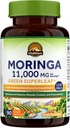 Vitalitown Moringa Capsules 11,000 MG, Pure Moringa Oleifera Leaves, No Sticks, No Caffeine, Energy, Immune, 90 Capsules