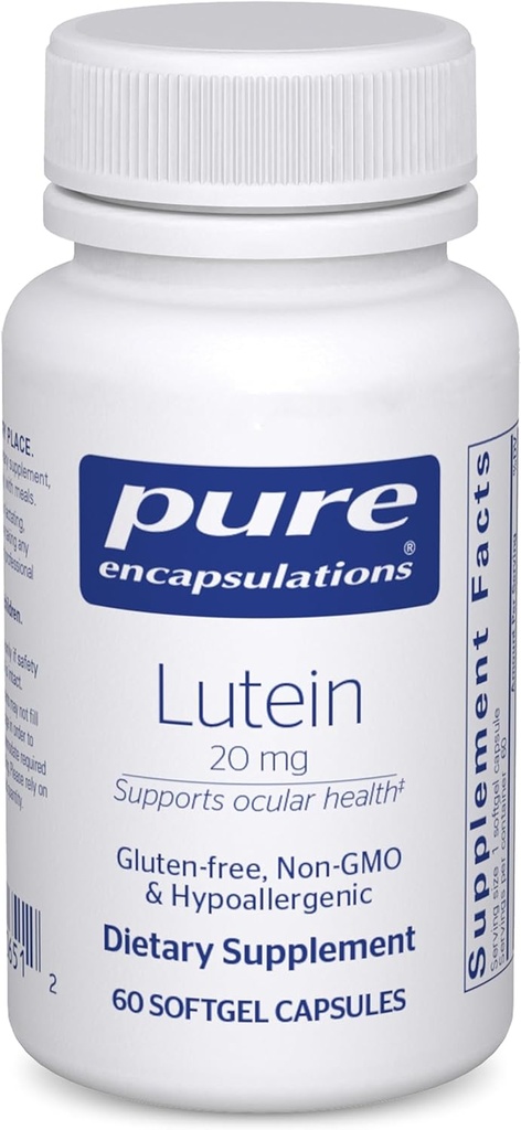 Pure Encapsulations Lutein 20 mg 