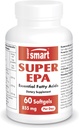 Supersmart - Super EPA 855 mg per Day (High Strength) - EPA Fish Oil Supplement - Natural Omega 3 Inter - EicosaPentaenoic Acid | Non-GMO & Gluten Free - 60 Softgels