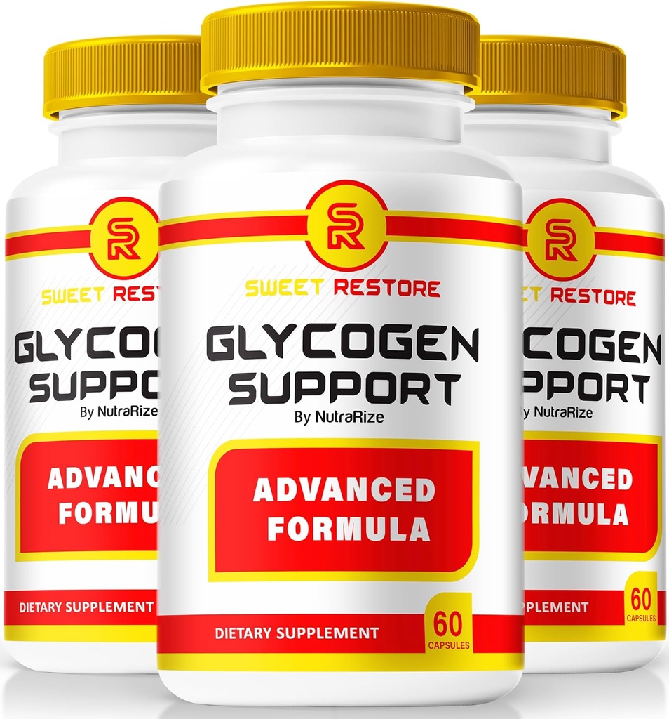 NutraRize ( 3 Sweet Restore Glycogen Desteği, Ortak Destek, Resmi Glycogen Destek Kapsülleri, Ortak Destek Formula Kan Gemisi İncelemeleri (180 Capsules)