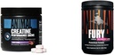 Animalισκία Creatine των ζώων - Ενισχυμένη Creatine Monohydrate με AstraGin για τη βελτίωση της απορρόφησης & Fury Pre Workout συμπλήρωμα σκόνης για την ενέργεια και την εστίαση 5g